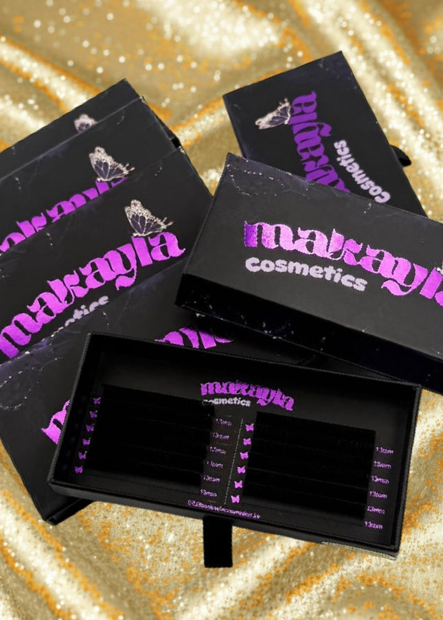 🖤 Cashmere Lash Trays – Ultra Black Edition