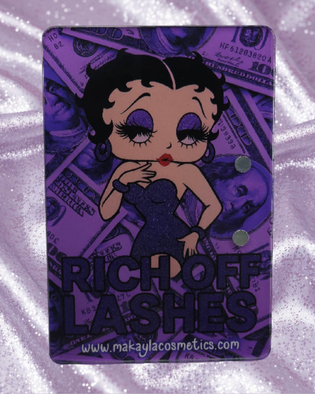 Rich Off Lashes purple