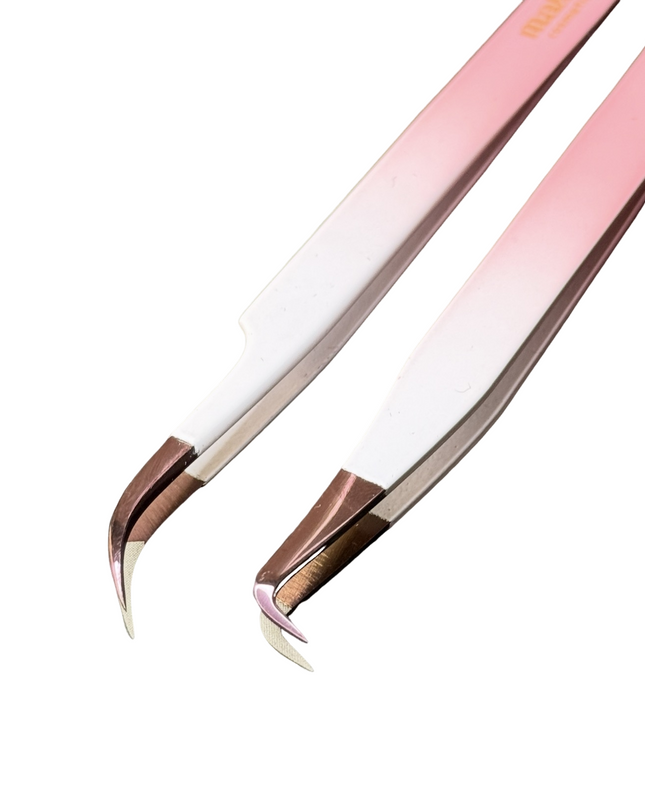 Marie Duo FIBER TIP Tweezers + Luxury Box