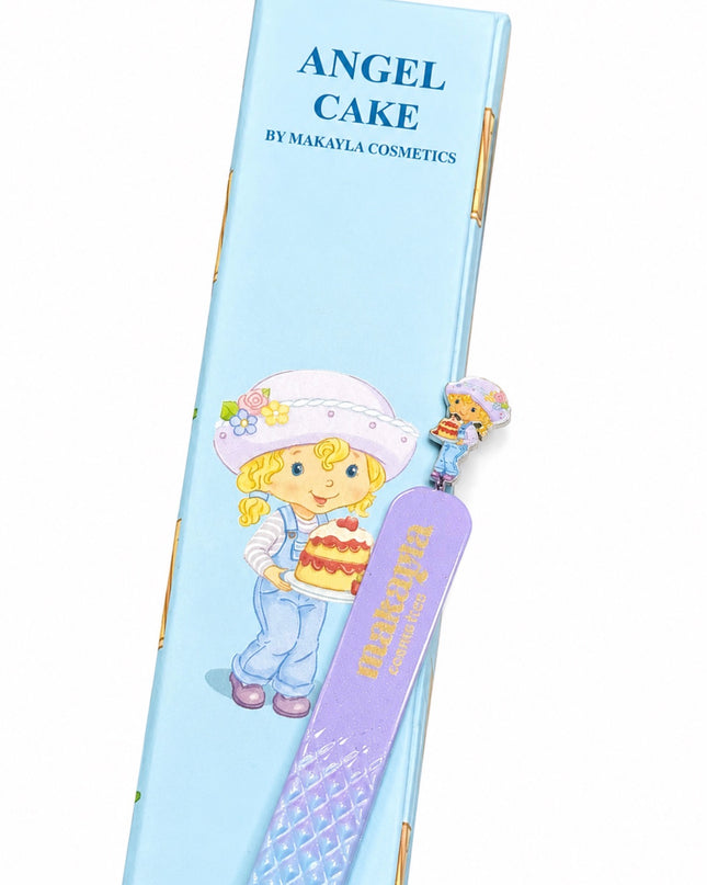🎂 Angel Cake FIBER TIP Tweezers + Luxury Box – Strawberry Shortcake Collection