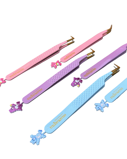 🌈💖 Cheer Bear Duo FIBER TIP Tweezers + Luxury Box – Care Bears Collection ON SALE $17 OFF