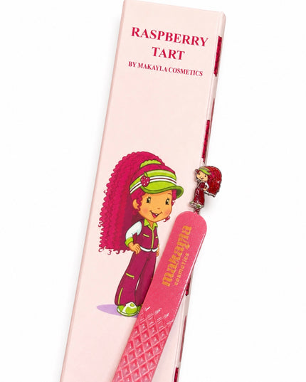 🍇 Raspberry Tart FIBER TIP Tweezers + Luxury Box – Strawberry Shortcake Collection