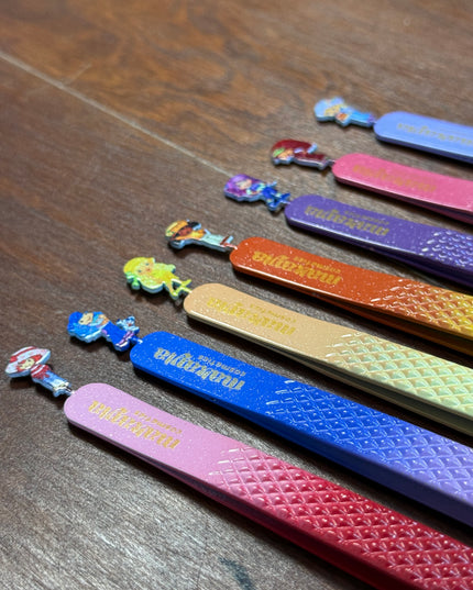 🫐 Blueberry Muffin FIBER TIP Tweezers + Luxury Box – Strawberry Shortcake Collection