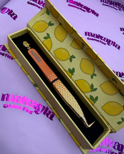 🍋 Lemon Meringue Duo Tweezers + Luxury Box – Strawberry Shortcake Collection
