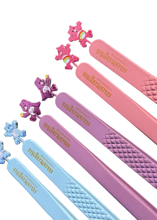 💜🤝 Share Bear FIBER TIP Tweezers + Luxury Box – Care Bears Collection  ON SALE $17 OFF