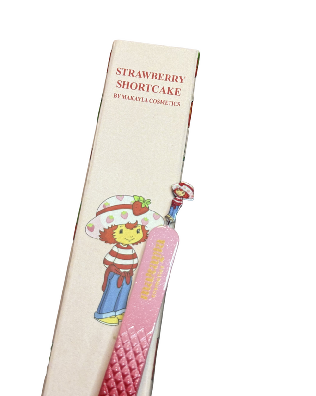 🍓 Strawberry Shortcake FIBER TIP Tweezers + Luxury Box – Strawberry Shortcake Collection