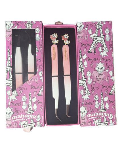 Marie Duo FIBER TIP Tweezers + Luxury Box
