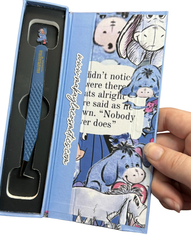 Eeyore ￼ FIBER TIP Tweezers + Luxury Box – Hundred Acre Woods Collection